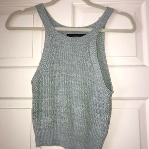 Forever 21 Turquoise Knit Tank Top